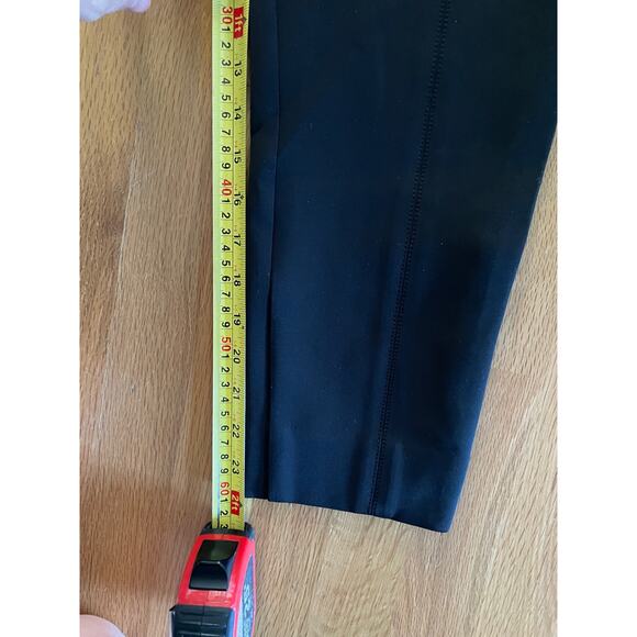 MM Lafleur THE SHAW pant pants black thick scuba material women's size 10 - Picture 7 of 9